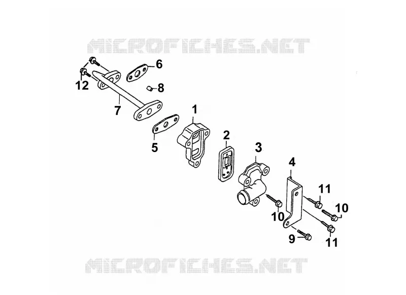 DEPOLLUTION Kymco moto 125 QUANNON QUANNON 125 4T EURO III  QUANNON 125 4T EURO III