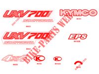 DECO pour Kymco KYMCO UXV 700I EPS 4T EURO 2