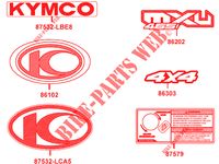 DECO pour Kymco MXU 465 IRS 4T EURO 4