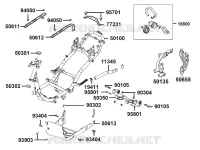 CADRE  50 kymco-moto AGILITY AGILITY 50 12 4T EURO 4 15