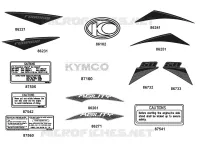 DECO  50 kymco-moto AGILITY AGILITY 50  NAKED RENOUVO 4T EURO 4 21