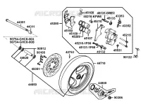 ROUE AVANT  50 kymco-moto DINK DINK 50 4T EURO II 34