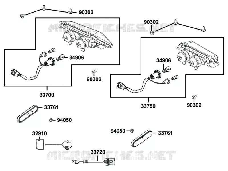 FEUX ARRIERES Kymco quad 300 MXU MXU 300 I T3B  MXU 300 I T3B