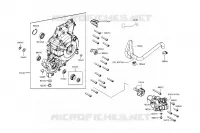 CARTER GAUCHE / POMPE A EAU  550 kymco-moto CV3 CV3 550 4T EURO 5 9