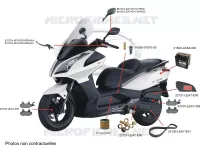 PIECES D'ENTRETIEN  300 kymco-moto DINK DINK STREET 300 I ABS EURO III -avec warning- 2