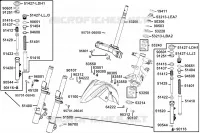 FOURCHE / GARDE BOUE  300 kymco-moto X-TOWN XTOWN 300 I ABS EURO 5 19