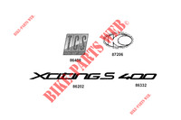 DECO pour Kymco XCITING S 400i TCS 4T EURO 5