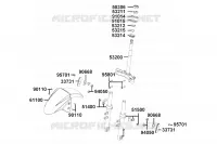 FOURCHE / GARDE BOUE  50 kymco-moto AGILITY AGILITY 50 12 4T EURO 5 26