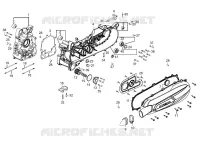 CARTER MOTEUR  125 kymco-moto k-XCT K-XCT 125 I 4T EURO III 12