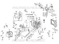 CULASSE  125 kymco-moto k-XCT K-XCT 125 I 4T EURO III 17