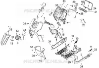 CARENAGES AVANT  50 kymco-moto LIKE LIKE 50 2T EURO II 9