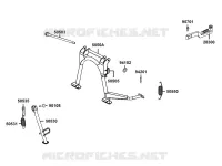 BEQUILLE pour Kymco LIKE 50 2T MMC EURO II