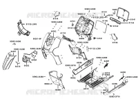 CARENAGES AVANT pour Kymco LIKE 50 2T MMC EURO II