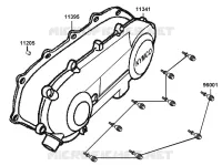 CARTER DE TRANSMISSION pour Kymco LIKE 50 2T MMC EURO II