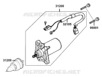 DEMARREUR / POMPE A HUILE pour Kymco LIKE 50 2T MMC EURO II