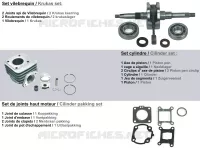 KIT DE PIECES D'ORIGINE pour Kymco LIKE 50 2T MMC EURO II