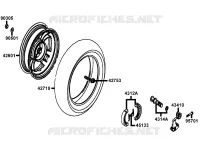 ROUE ARRIERE pour Kymco LIKE 50 2T MMC EURO II