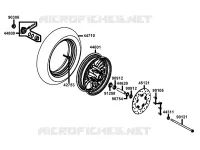 ROUE AVANT pour Kymco LIKE 50 2T MMC EURO II