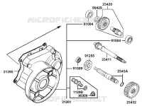 TRANSMISSION pour Kymco LIKE 50 2T MMC EURO II