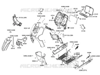 CARENAGES AVANT pour Kymco LIKE 50 4T MMC EURO II