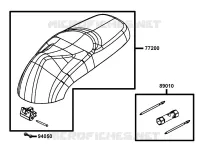 SELLE pour Kymco LIKE 50 4T MMC EURO II