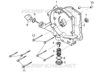 CARTER DROIT pour Kymco MAXXER 90S 4T EURO II