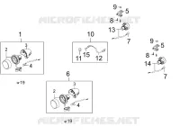 CLIGNOTANTS / VEILLEUSE pour Kymco MAXXER 90S 4T EURO II