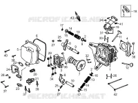 CULASSE / DISTRIBUTION pour Kymco MAXXER 90S 4T EURO II