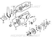 DEMARREUR / POMPE A HUILE pour Kymco MAXXER 90S 4T EURO II