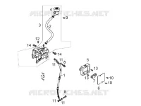 MAITRE CYLINDRE ARRIERE pour Kymco MAXXER 90S 4T EURO II