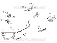 PROTECTIONS ARRIERES / KICK pour Kymco MAXXER 90S 4T EURO II