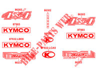 DECO pour Kymco MXU 500 IRS 4X4 4T EURO II